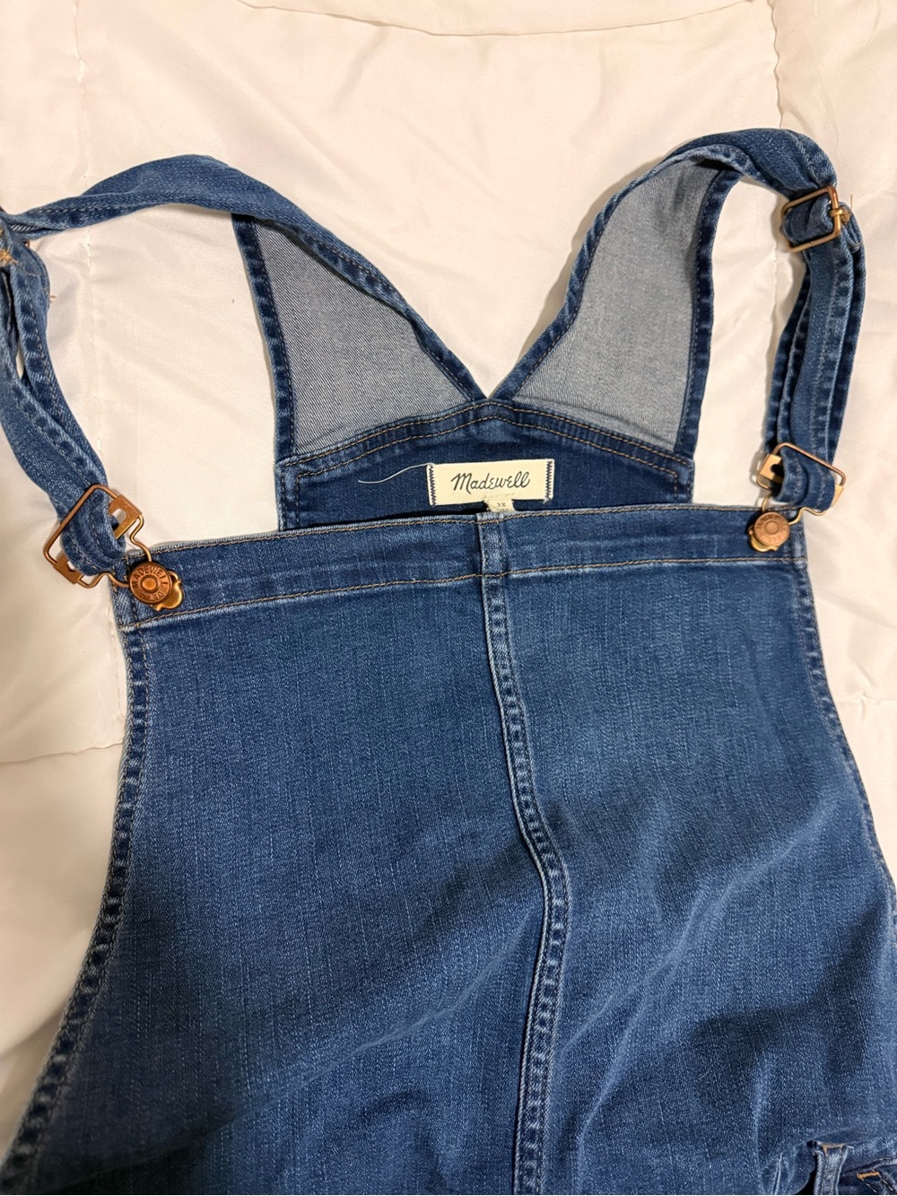 Madewell Women's Blue Denim Overalls 3X